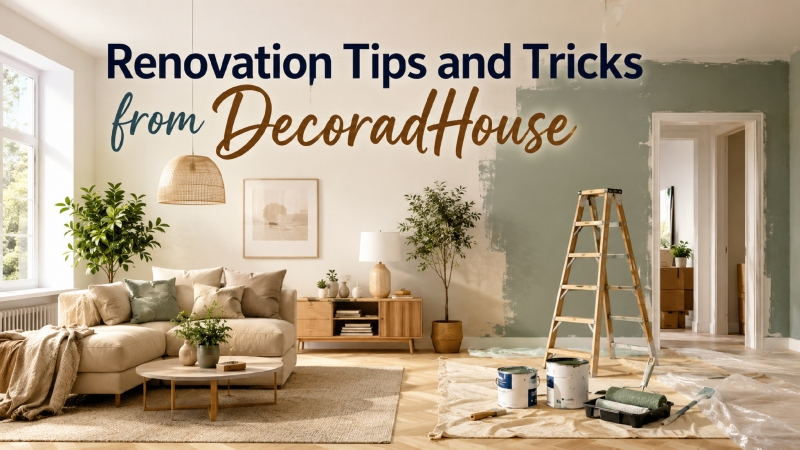 Renovation Tips and Tricks from DecoradHouse